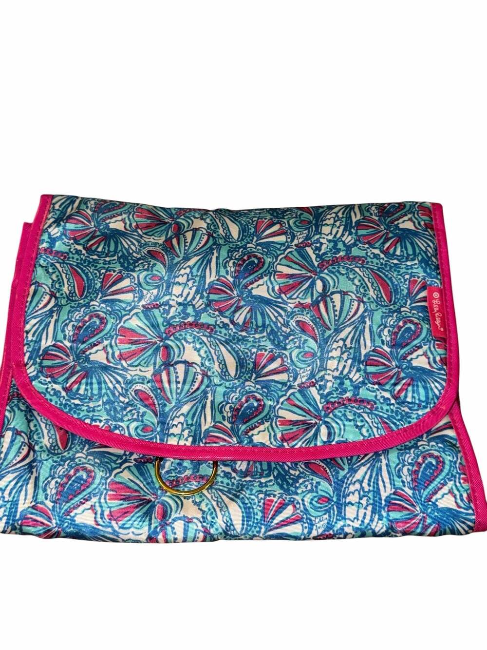 New! Lilly Pulitzer  Target  Hanging Toiletry makeup  Bag Sea and Be Seen Print